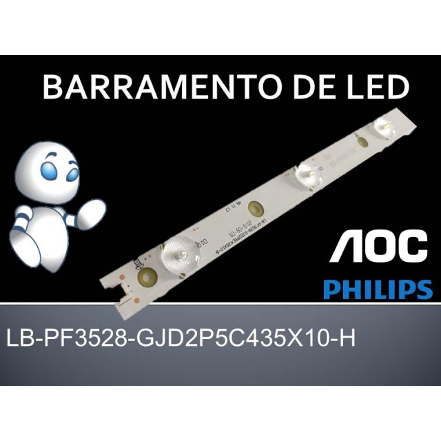 BARRA DE LED AOC/PHILIP SLB-PF3528-GJD2P5C435X10-H